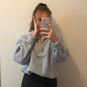 Baby blue sweater from Brandy Melville